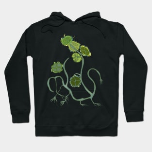 GREEN LEAVES WALKING Hoodie